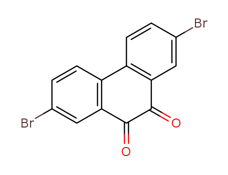 Molecular Structure of 84405-44-7 (2,7-Dibromo-9,10-phenanthrenedione)