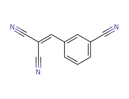 Molecular Structure of 60595-33-7 (Benzonitrile, 3-(2,2-dicyanoethenyl))
