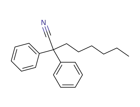 2,2-diphenyloctanenitrile