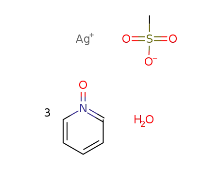 [silver(I)(pyridine-N-oxide)3](methanesulfonate) monohydrate