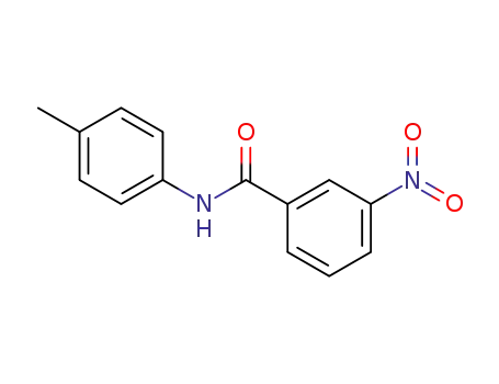 Molecular Structure of 6911-92-8 (N-(4-methylphenyl)-3-nitrobenzamide)