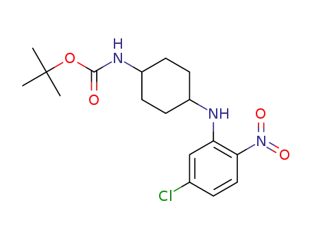 tert-butyl ((1r,4r)-4-((5-chloro-2-nitrophenyl)amino)cyclohexyl)carbamate