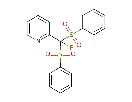 2-(fluorobis(phenylsulfonyl)methyl)pyridine