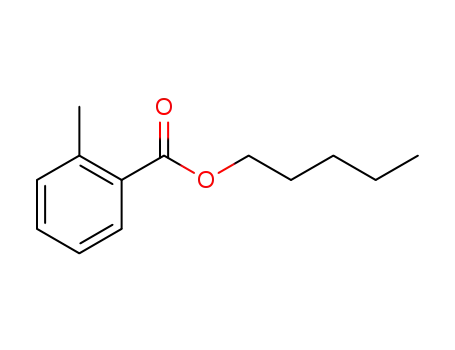 Molecular Structure of 65382-89-0 (Benzoic acid, 2-methyl-, pentyl ester)