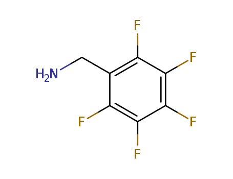 Molecular Structure of 1548-77-2 (Benzenemethanamine, 2,3,4,5,6-pentafluoro-)