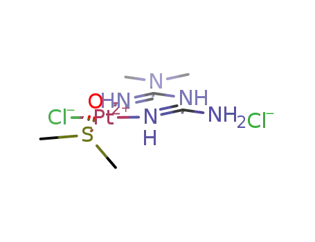 [Pt(metformin)(dimethylsulfoxide)Cl]Cl