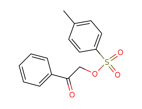 Molecular Structure of 7257-94-5 (Ethanone, 2-[[(4-methylphenyl)sulfonyl]oxy]-1-phenyl-)