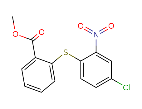 methyl 2-(4-chloro-2-nitrophenylthio)benzoate