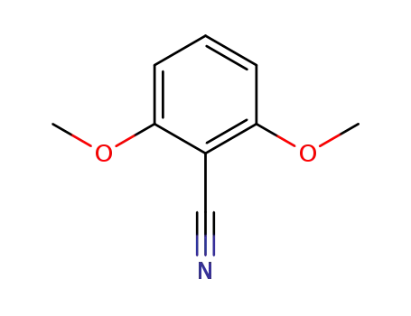 Molecular Structure of 16932-49-3 (2,6-DIMETHOXYBENZONITRILE)