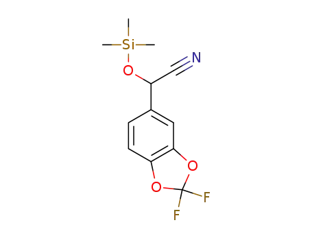 2-(2,2-difluorobenzo[d][1,3]dioxol-5-yl)-2-(trimethylsilyloxy)acetonitrile