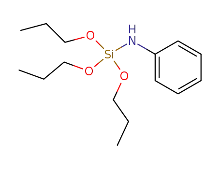 Molecular Structure of 69957-49-9 (Silanamine, N-phenyl-1,1,1-tripropoxy-)