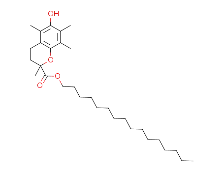 (±)-6-hydroxy-2,5,7,8-tetramethyl chroman-2-carboxylic acid hexadecyl ester