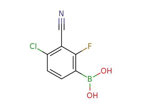 (4-chloro-3-cyano-2-fluorophenyl)boronic acid