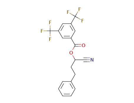 1-cyano-3-phenylpropyl 3,5-bis(trifluoromethyl)benzoate