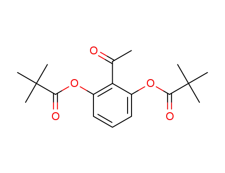 2-acetyl-1,3-phenylene bis(2,2-dimethylpropanoate)