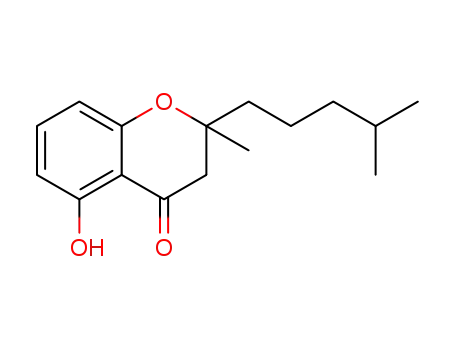 5-hydroxy-2-methyl-2-(4-methylpentyl)chroman-4-one