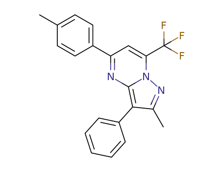 2-methyl-5-(4''-methylphenyl)-3-phenyl-7-trifluoromethylpyrazolo[1,5-a]pyrimidine