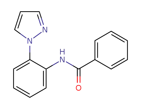 N-(2-(1H-pyrazol-1-yl)phenyl)benzamide