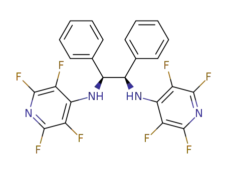 meso-N,N’-bis(2,3,5,6-tetrafluoropyridin-4-yl)-1,2-diphenylethane-1,2-diamine
