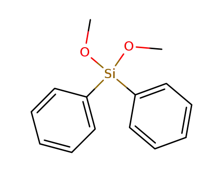 Molecular Structure of 6843-66-9 (Diphenyldimethoxysilane)