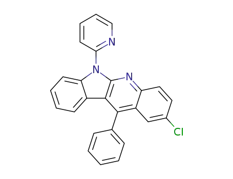 2-chloro-11-phenyl-6-(pyridin-2-yl)-6H-indolo[2,3-b]quinoline