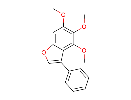 4,5,6-trimethoxy-3-phenylbenzofuran