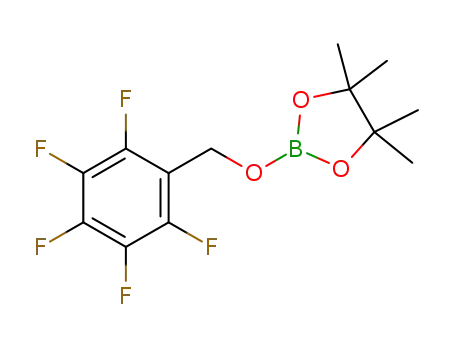 2-((2,3,4,5,6-pentafluorobenzyl)oxy)-4,4,5,5-tetramethyl-1,3,2-dioxaborolane