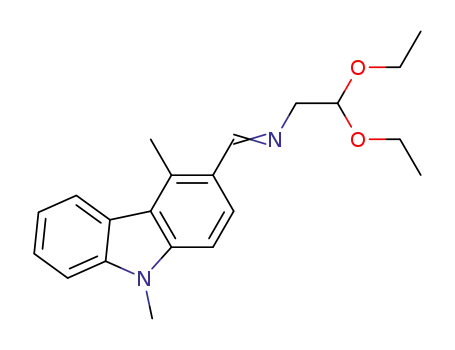 N-((4,9-dimethyl-9H-carbazol-3-yl)methylene)-2,2-diethoxyethanamine