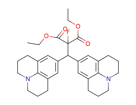 diethyl 2-(bis(2,3,6,7-tetrahydro-1H,5H-pyrido[3,2,1-ij]quinolin-9-yl)methyl)-2-fluoromalonate