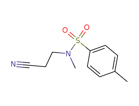 Molecular Structure of 21230-34-2 (N-(2-cyanoethyl)-N,4-dimethylbenzenesulfonamide)