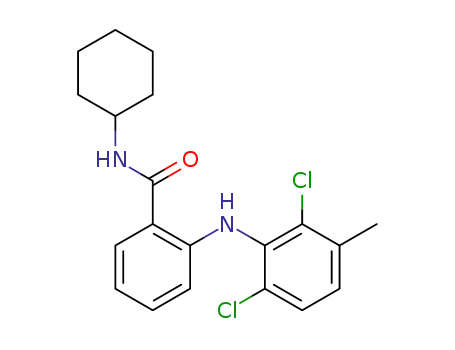 N-cyclohexyl-2-(2,6-dichloro-3-methylphenylamino)-benzamide