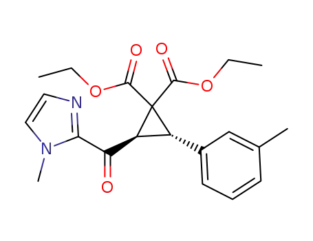 (2R,3S)-diethyl 2-(1-methyl-1H-imidazole-2-carbonyl)-3-(m-tolyl)cyclopropane-1,1-dicarboxylate