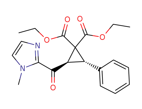 (2R,3S)-diethyl 2-(1-methyl-1H-imidazole-2-carbonyl)-3-phenylcyclopropane-1,1-dicarboxylate