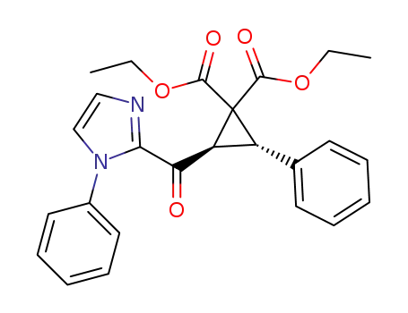 (2S,3R)-diethyl 2-phenyl-3-(1-phenyl-1H-imidazole-2-carbonyl)cyclopropane-1,1-dicarboxylate