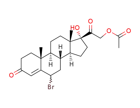 21-acetoxy-6ξ-bromo-17-hydroxy-pregn-4-ene-3,20-dione
