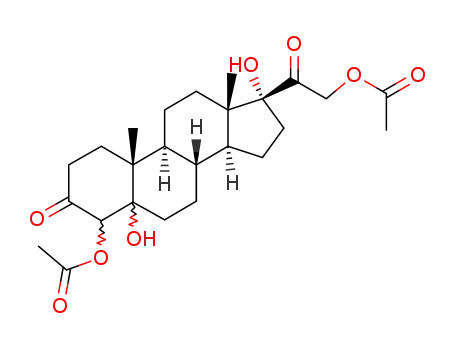 4ξ,21-diacetoxy-5,17-dihydroxy-5ξ-pregnane-3,20-dione