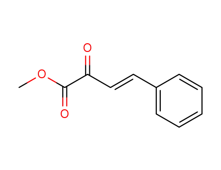 Molecular Structure of 107969-78-8 (3-Butenoic acid, 2-oxo-4-phenyl-, methyl ester, (3E)-)