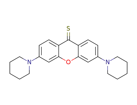 3,6-di(piperidin-1-yl)-9H-xanthene-9-thione
