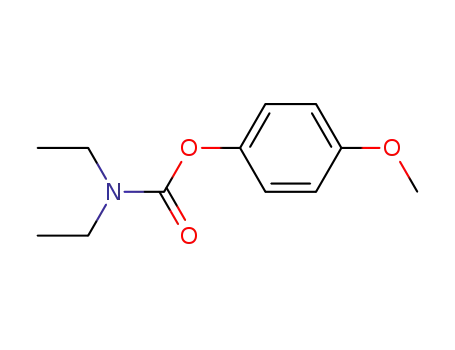 Molecular Structure of 85630-18-8 (4-methoxyphenyl diethylcarbamate)
