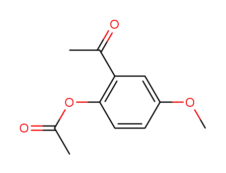Molecular Structure of 72229-47-1 (Ethanone, 1-[2-(acetyloxy)-5-methoxyphenyl]-)
