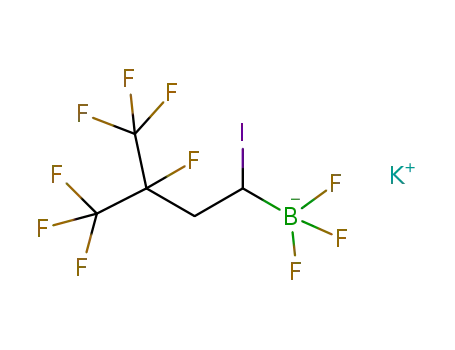 potassium 1-iodo-3,3-bistrifluoromethyl-3-fluoropropyl trifluoroborate