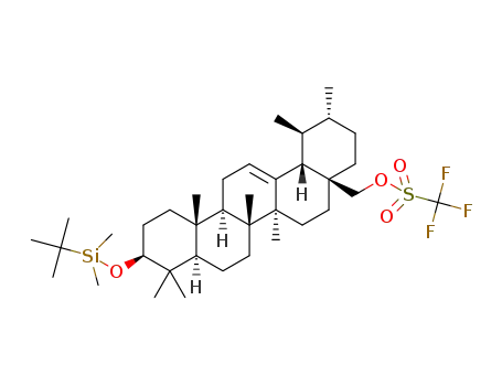 (3β)-3-{[(1,1-dimethylethyl)dimethylsilyl]oxy}-28-{[(trifluoromethyl)sulfonyl]oxy}-urs-12-en