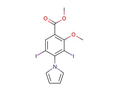 methyl 3,5-diiodo-2-methoxy-4-(1H-pyrrol-1-yl)benzoate