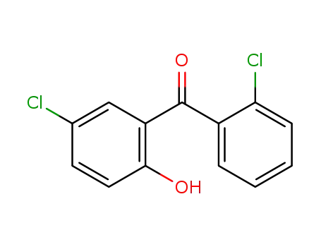 Molecular Structure of 61785-35-1 (2',5-DICHLORO-2-HYDROXYBENZOPHENONE)