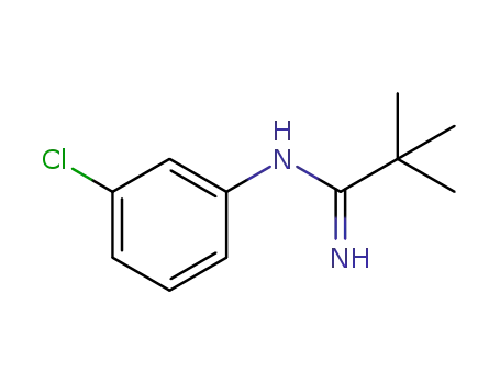 N-(m-chlorophenyl)t-pentylamidine