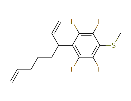 2,3,5,6-tetrafluoro-1-methylthio-4-(octa-1,7-dien-3-yl)benzene