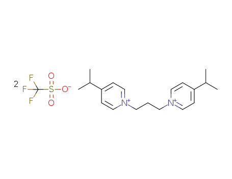 1,1'-(propane-1,3-diyl)bis(4-isopropylpyridin-1-ium) bis(trifluoromethanesulfonate)