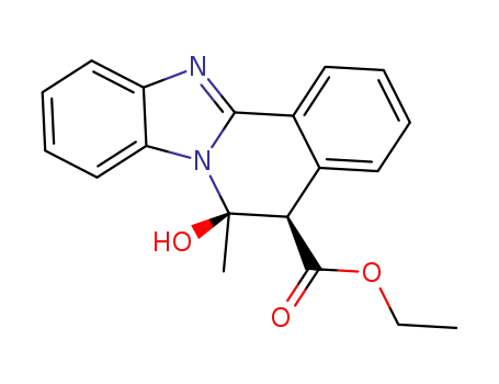 ethyl 6-hydroxy-6-methyl-5,6-dihydrobenzo[4,5]imidazo[2,1-a]isoquinoline-5-carboxylate