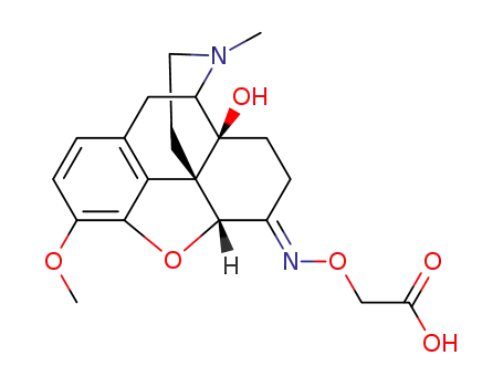 ({[(6E)-14-hydroxy-3-methoxy-17-methyl-4,5-epoxymorphinan-6-ylidene]amino}oxy)acetic acid