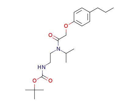 tert-butyl (2-(N-isopropyl-2-(4-propylphenoxy)acetamido)ethyl)carbamate